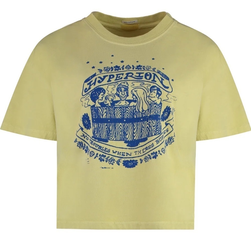 MOTHER The Grab Bag Graphic Hyperion Hot Tub Short Sleeve Tee Shirt Sz-XS